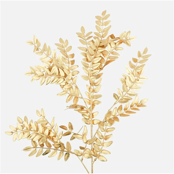 Yılbaşı Gold Okaliptus Pike Çiçek Süs