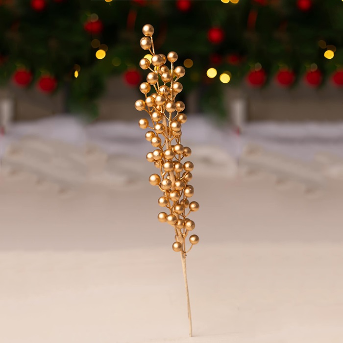 Yılbaşı Gold Renkli Kokinalı Dal Stik