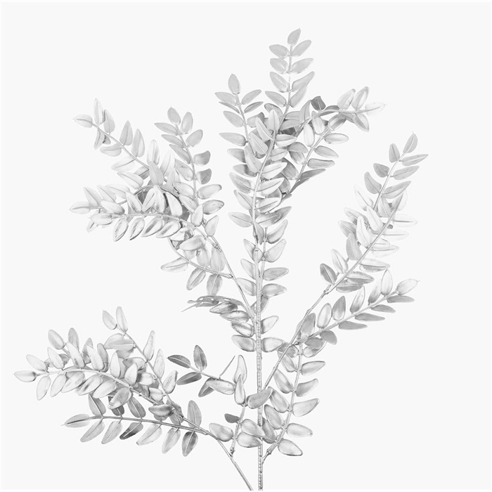 Yılbaşı Gümüş Okaliptus Pike Çiçek Süs