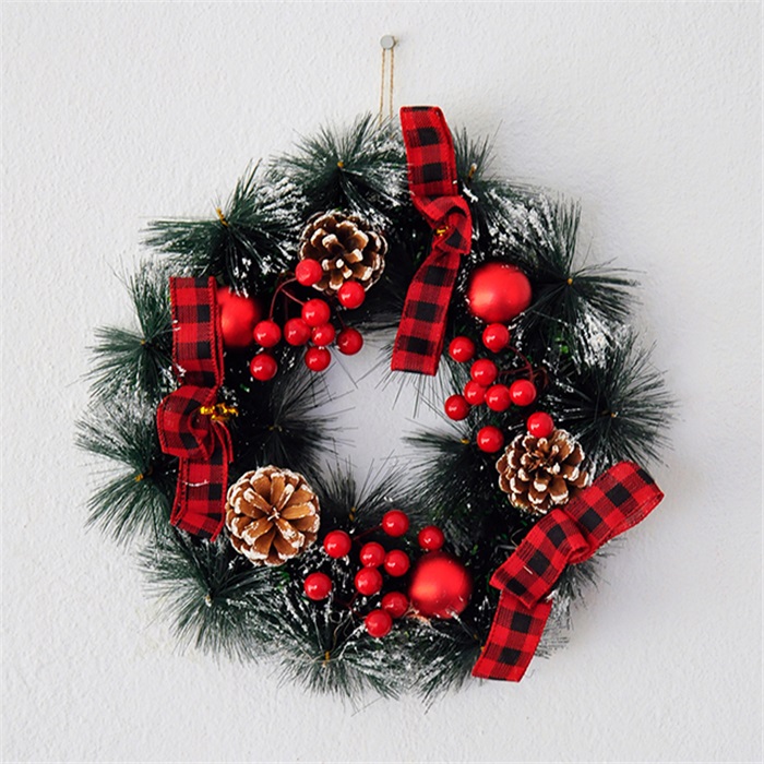 Yılbaşı Kapı Süsü Kırmızı