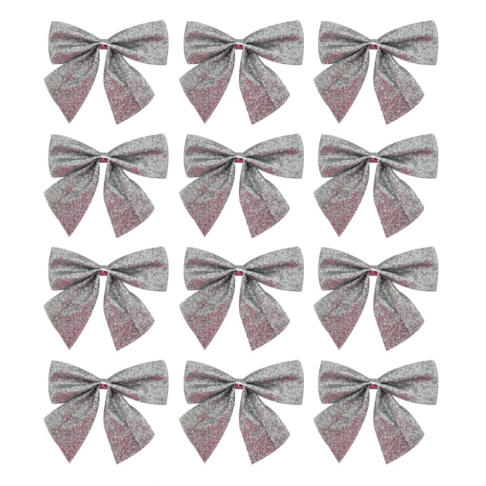 Yılbaşı Ağacı Gümüş Fiyonk Süs