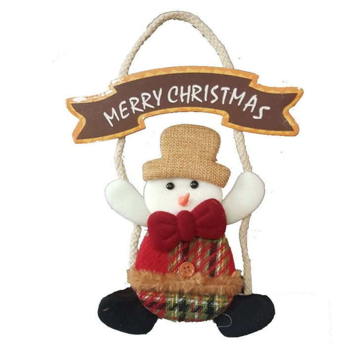 Yılbaşı Kardan Adam Kapı Süsü