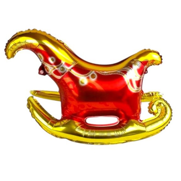 Yılbaşı Kızak Folyo Balon