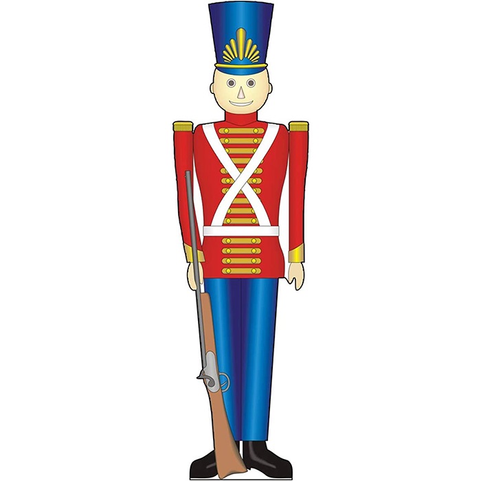 Yılbaşı Kurşun Asker Ayaklı Pano