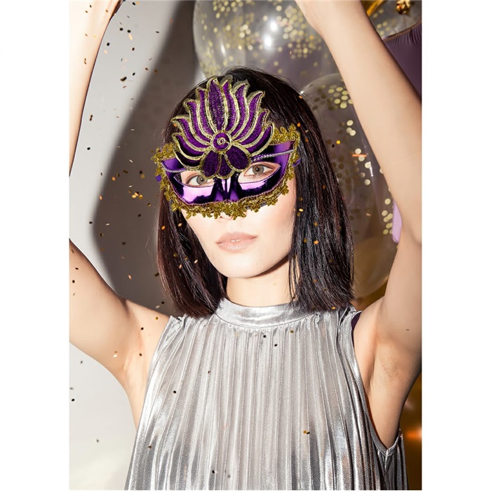 Yılbaşı Maske Mor