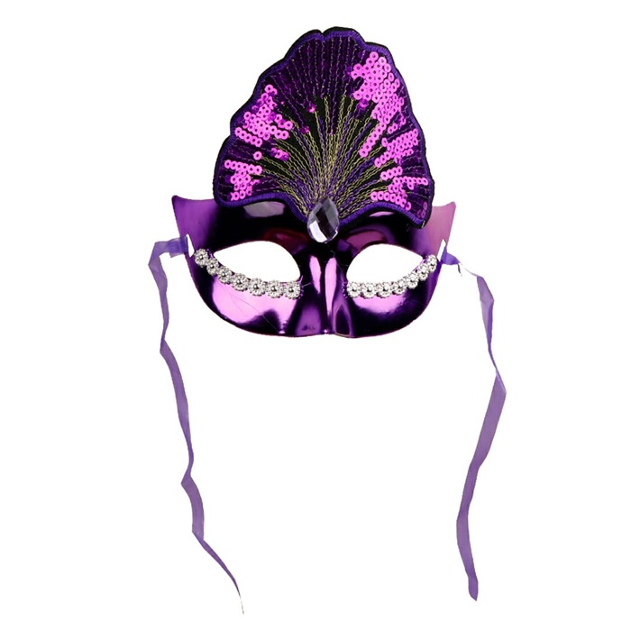 Yılbaşı Maske Mor