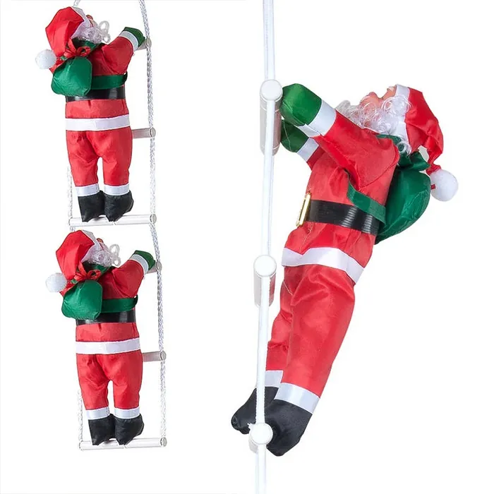 Yılbaşı Merdivene Tırmanan Noel Baba 