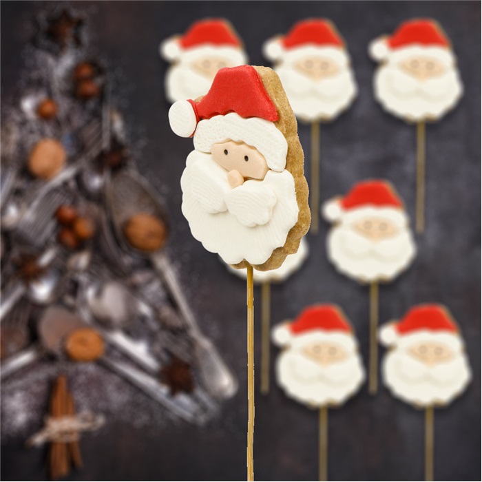 Yılbaşı Noel Baba Kurabiyesi 10'Lu