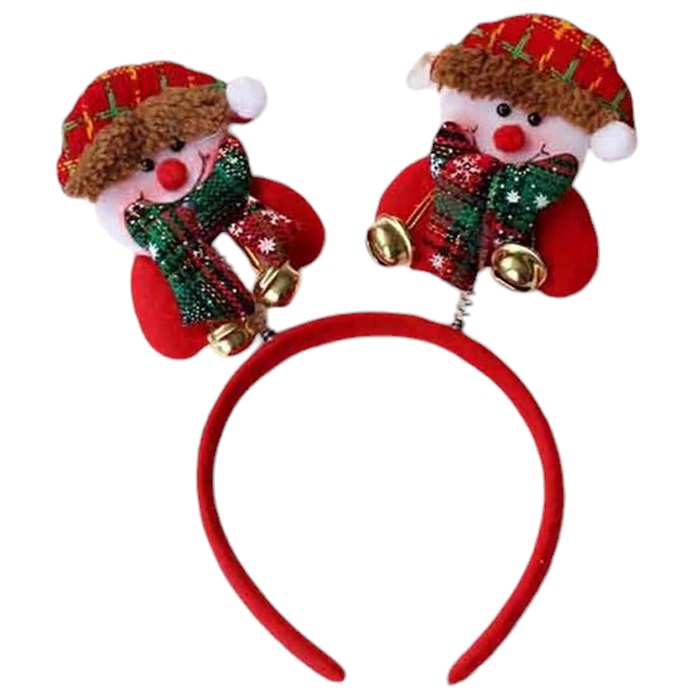 Yılbaşı Kardan Adam Çanlı Taç