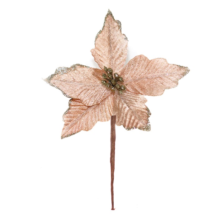 Yılbaşı Şampanya Gold Ponzetya Yapay Çiçek