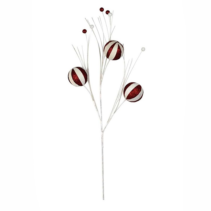 Yılbaşı Beyaz Renkli Pike Süs