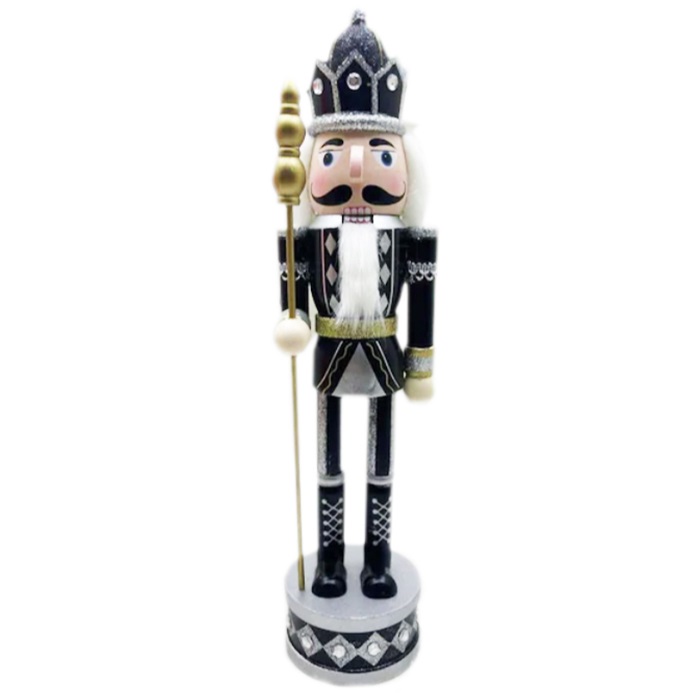 Yılbaşı Siyah Renkli Kurşun Asker Süs