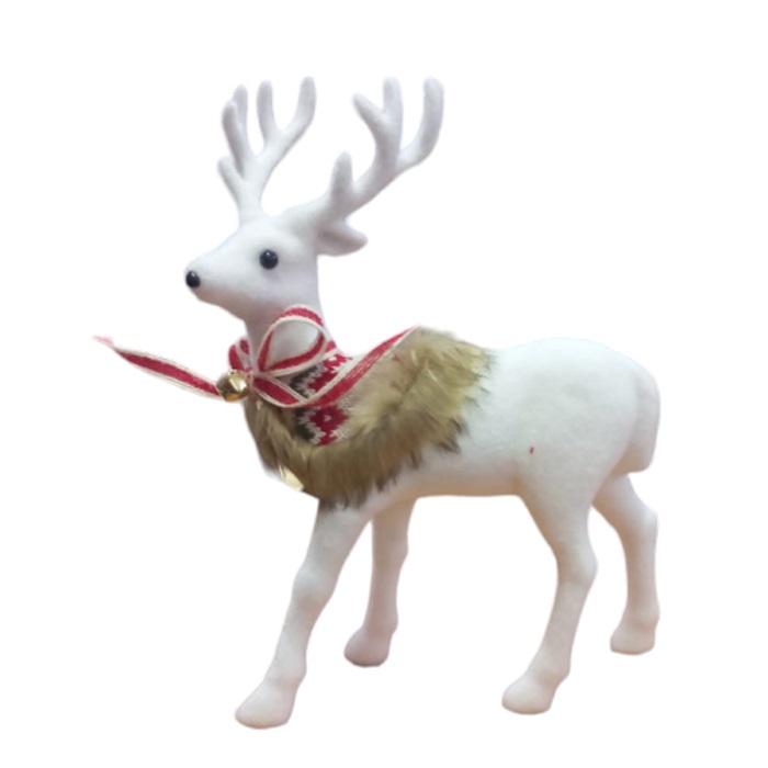 Yılbaşı Beyaz Geyik Süs