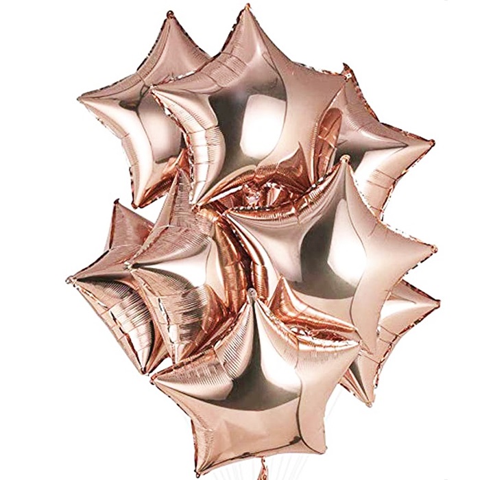 Yıldız Rose Folyo Balon