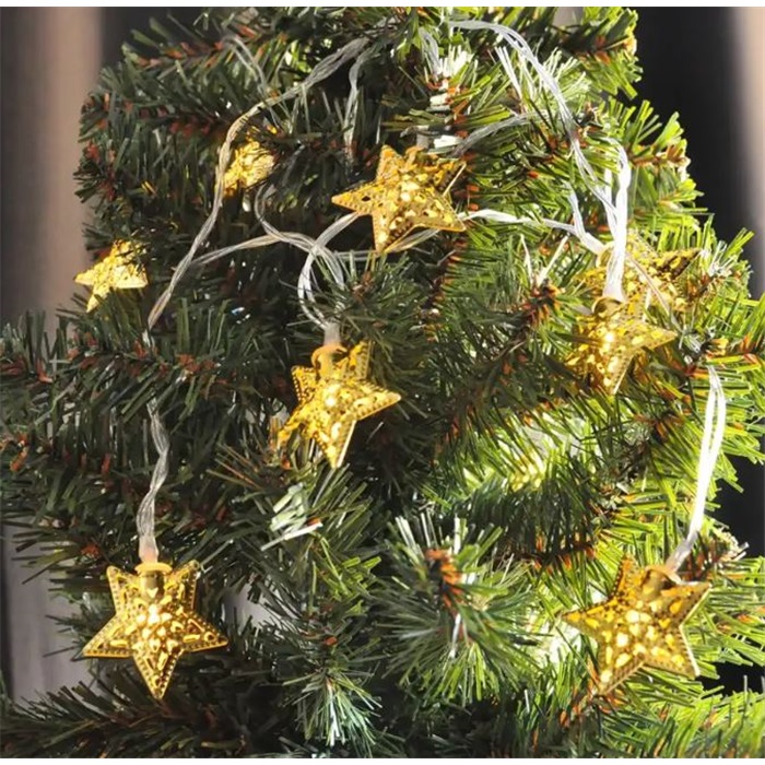 Yıldız Sıralı Led Işık Dekoratif Lamba Aydınlatma