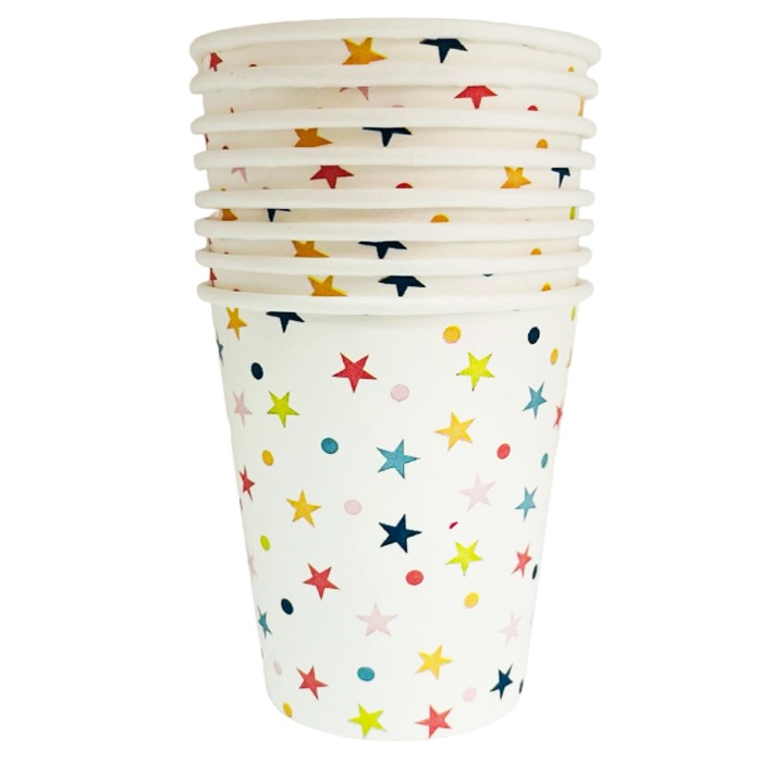 Yıldızlı Karton Bardak