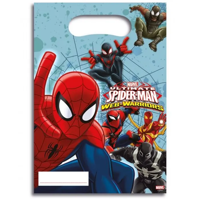 Ultimate Spiderman Web Temalı Parti Çantası