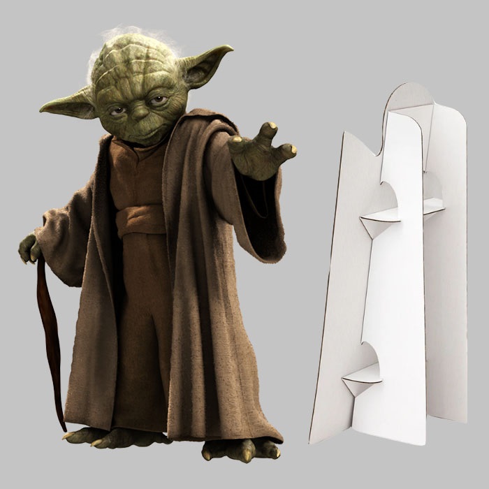 Yoda Jedi Star Wars Dekor Ayaklı Pano