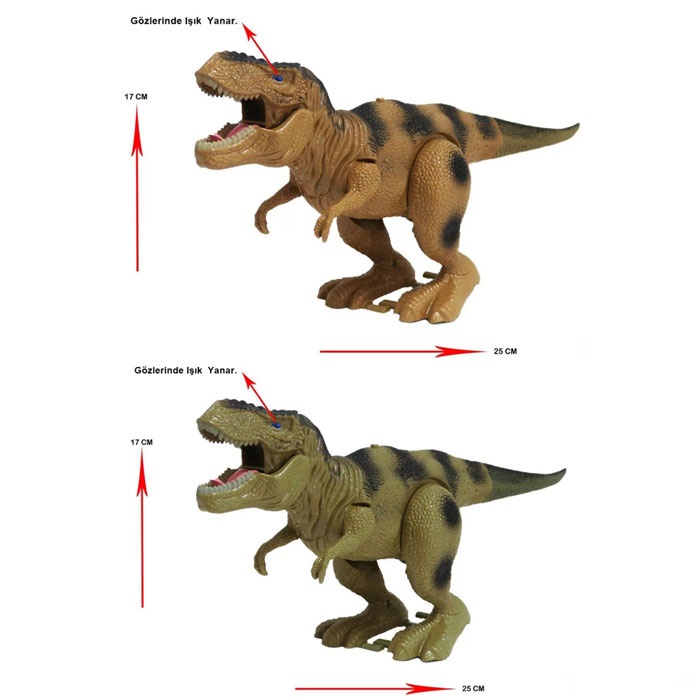 Yürüyen Dinazor Cretaceous Pilli Sesli