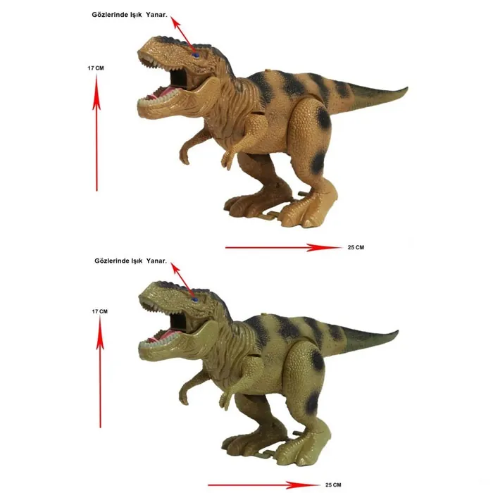 Yürüyen Dinazor Cretaceous Pilli Sesli