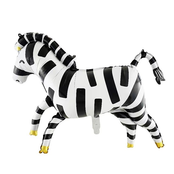 Zebra Figürlü Folyo Balon